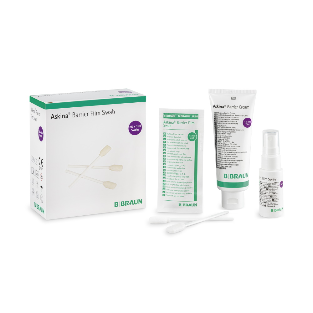 Askina® Barrier Cream, Askina® Barrier Film, Askina® Barrier Swab